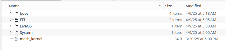 Content of flash drive A